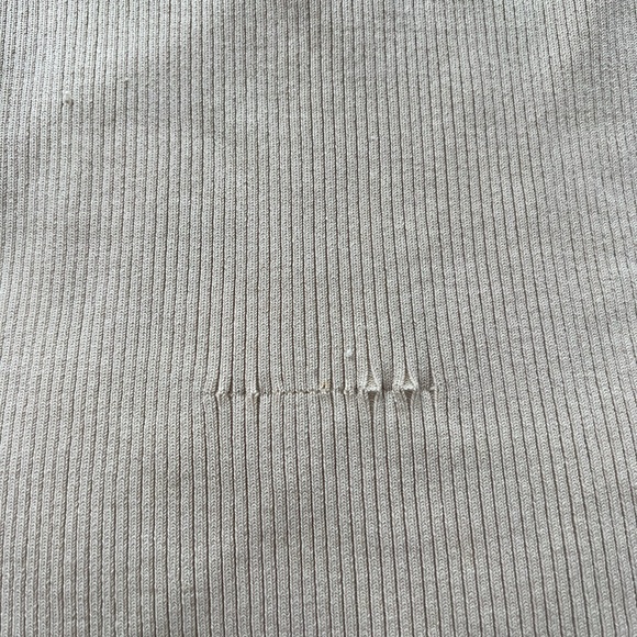 Tan Ribbed Top - Picture 4 of 4